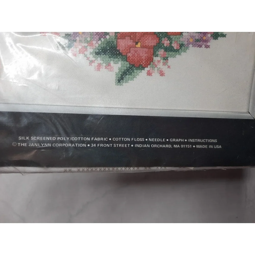 Janlynn Charmin Printed Cross Stitch Kit Friendship And Love 04 480 12x12